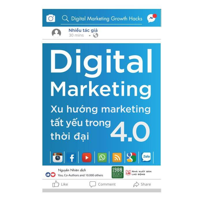 Sách - Xu Hướng Marketing Tất Yếu Trong Thời Đại 4.0 Tặng Bookmark [1980Books]