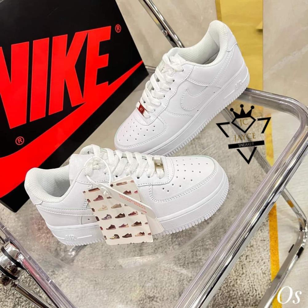 Giày Nam Nữ Nike Air Force 1 AF1 Trắng Cổ Thấp, Giày Thời Trang Đi Học Đi Chơi Đẹp Hot Trend 🤞