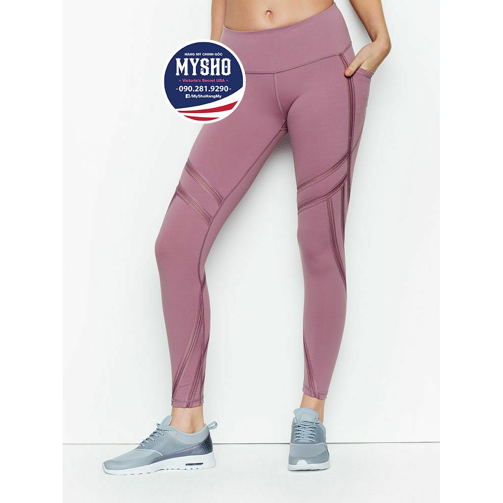 [Size S] Quần Knoout Sport H.h Rise T.ht, Mauve