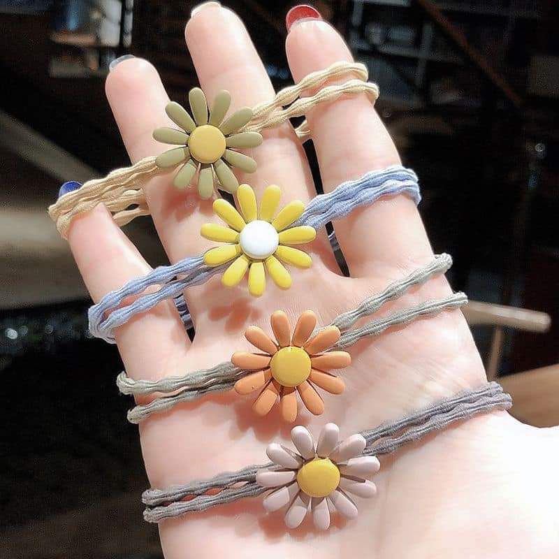 Combo 5 cột tóc hoa mặt trời,,,