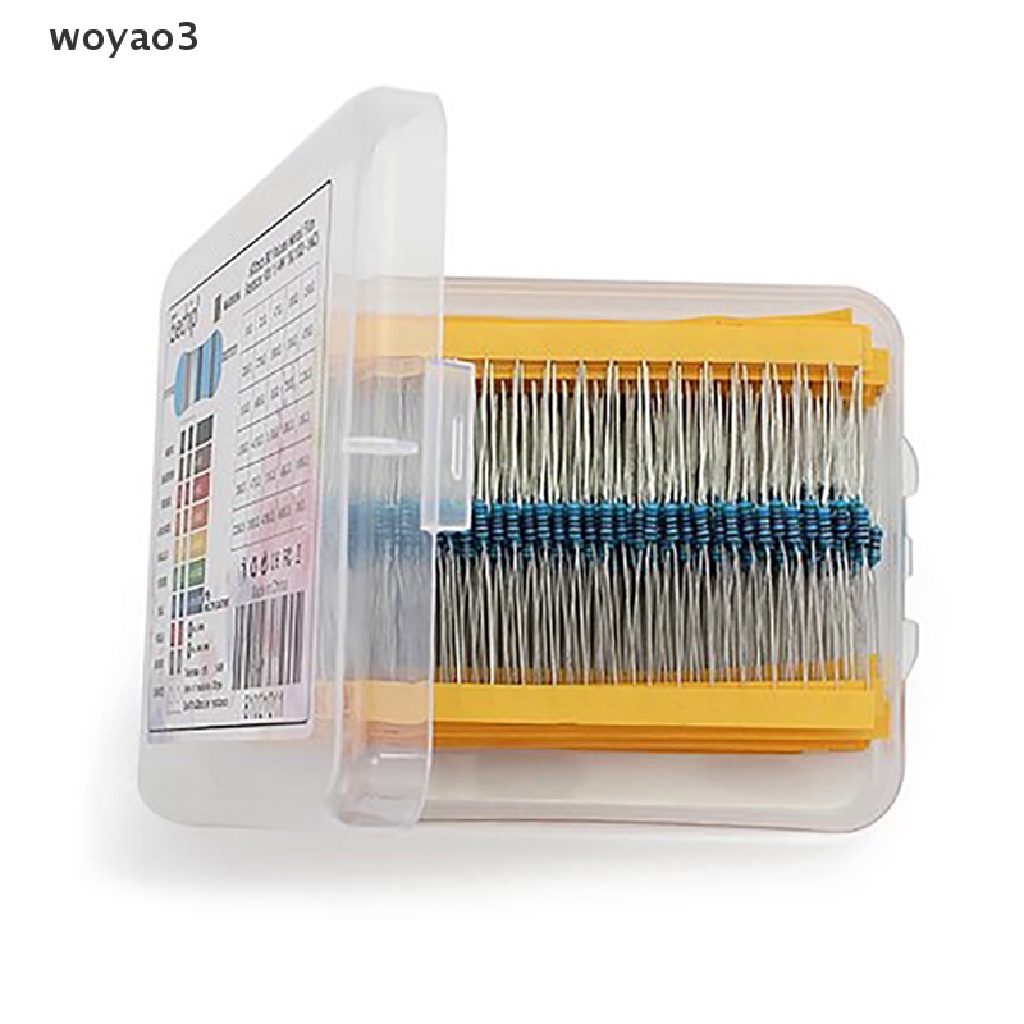 Set 600 Điện Trở Màng Kim Loại 1 / 4W 10R ~ 1M DIY