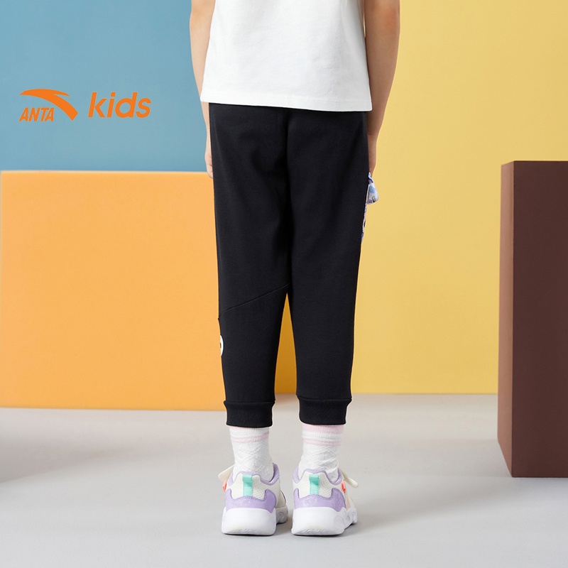 Quần dài thể thao bé gái thương hiệu thời trang Anta Kids 362139501-1