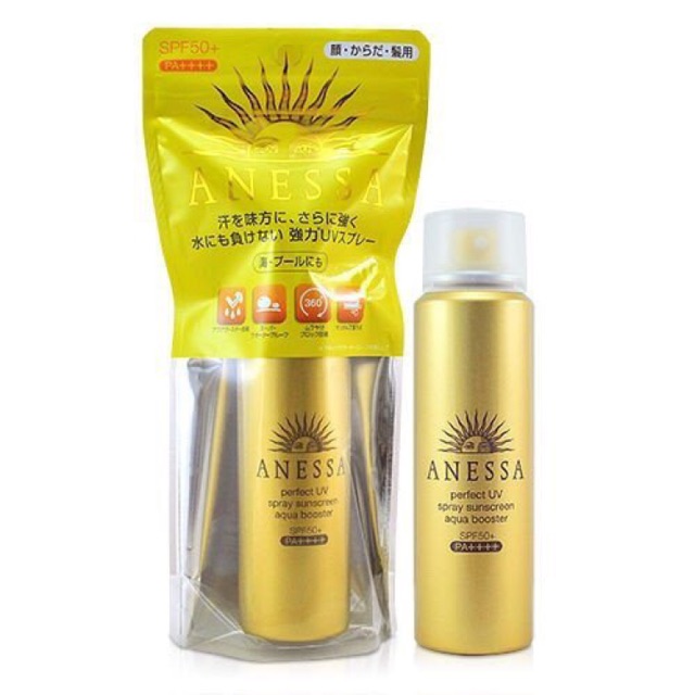 Kem chống nắng Shisheido Anessa Perfect UV chai xịt hàng Nhật SPF5