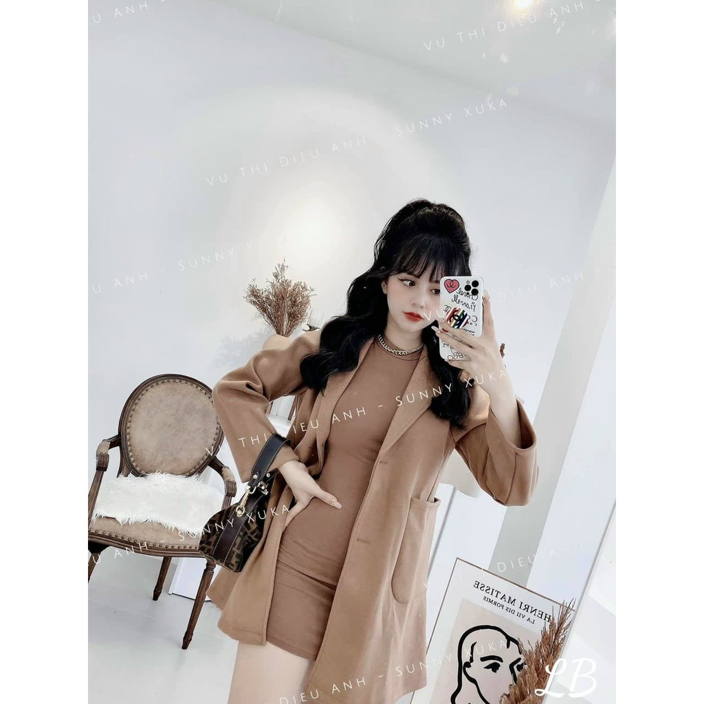Áo khoác dạ nữ