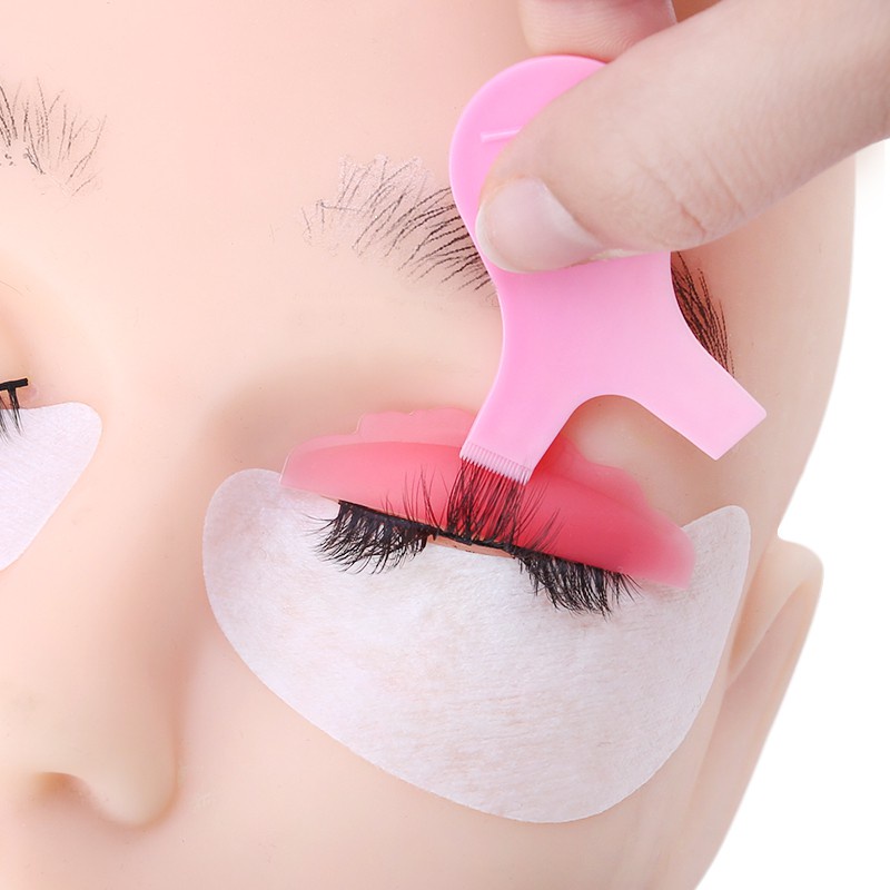 8 cặp cẳng cẳng xịt bụi silic đã tái chế lông mi dùng công cụ phụ kiện trang điểm hộp