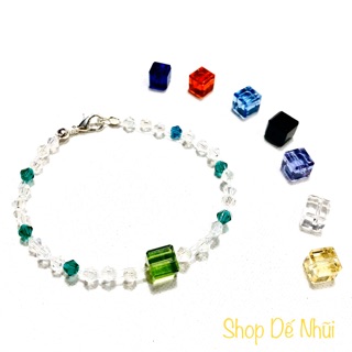 Pha Lê Khối Vuông 8mm