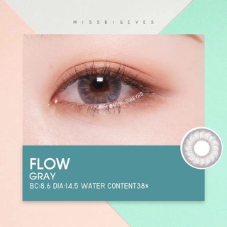 Kính áp tròng flow gray lens