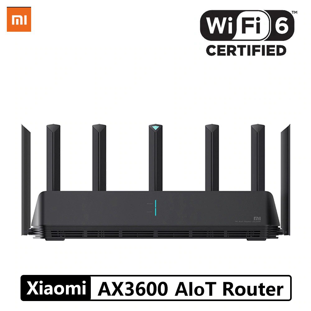 [Mã 159ELSALE hoàn 7% đơn 300K] Router Wifi Xiaomi AIoT AX3600 - 7 Ăng ten - chuẩn WIFI 6