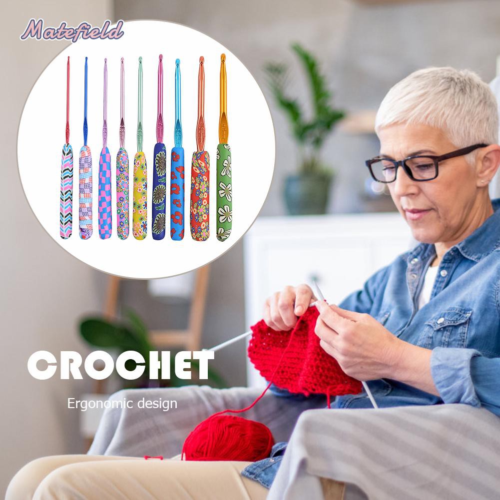 Bộ 9 Cây Móc Len Bằng Nhôm 2-6mm