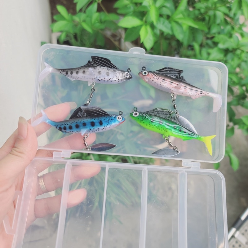 Cá Bống mềm chuyên măng,chẽm,Nhồng,Lóc... có gắn lưỡi 8,5cm_12g