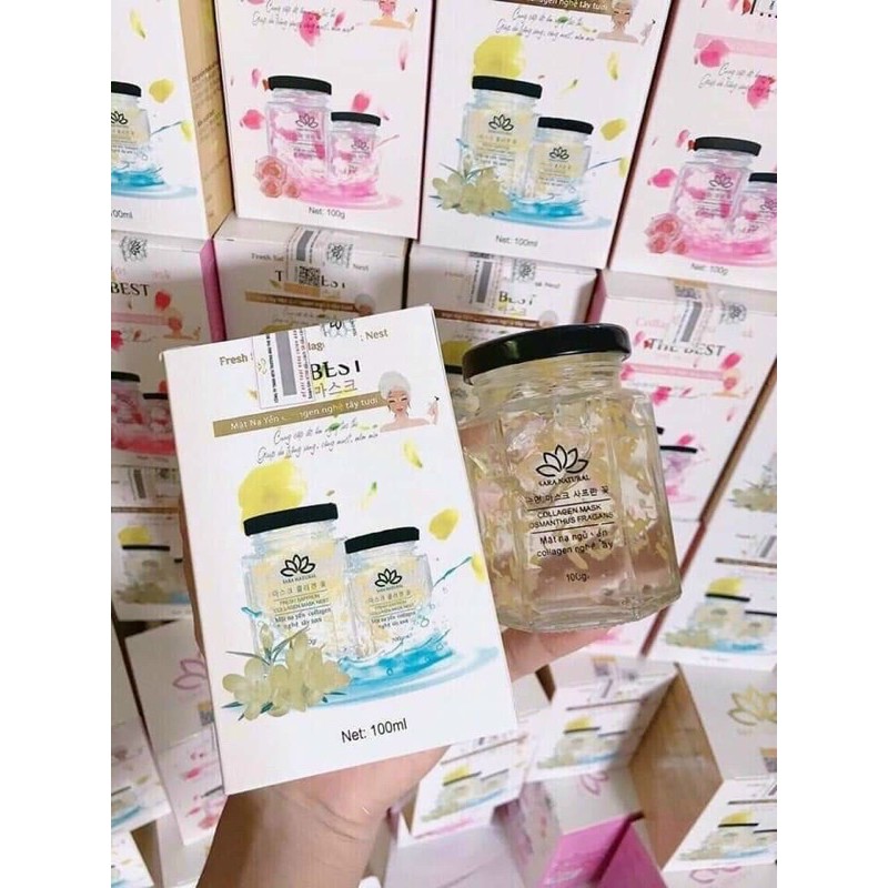 mặt nạ tổ yến tươi collagen {phù hợp mọi loại da}