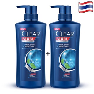 Combo 2 chai dầu gội Clear Men nhập khẩu Thailand- 450ml/chai