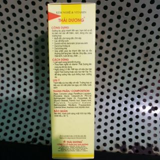 Kem nghệ và & vitamin Thái Dương