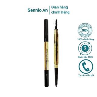 Chì Kẻ Mày 2 Đầu Lâu Trôi 3D Đầu Cọ Chính Hãng Hàn Quốc Sidumi SDM CM310