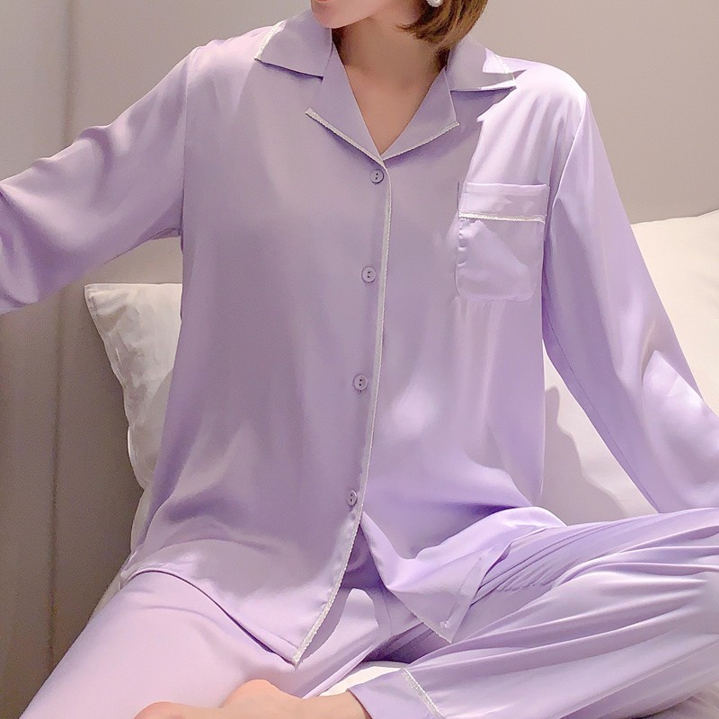 Pajamas Đồ Ngủ Mặc Nhà Lụa Mềm Mịn FreeSize AMANTA AMTPY013