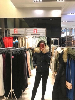 Áo phao topshop