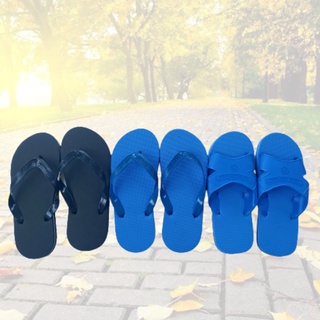 Dép đi trong nhà nữ, dép xỏ ngón nam quai ngang đế dày cao cấp, màu xanh khách sạn, spa, bệnh viện