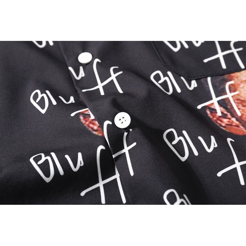 Áo sơ mi tay ngắn in họa tiết năng động trẻ trung cho nam | BigBuy360 - bigbuy360.vn