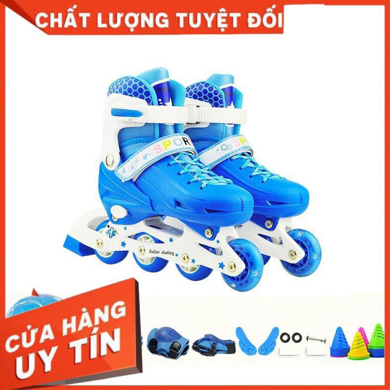 Mua Giày Trượt Patin Cho Trẻ Em , Giày trượt Patin trẻ em tặng mũ và đồ bảo hộ dành cho trẻ từ 5 đến 14 tuổi