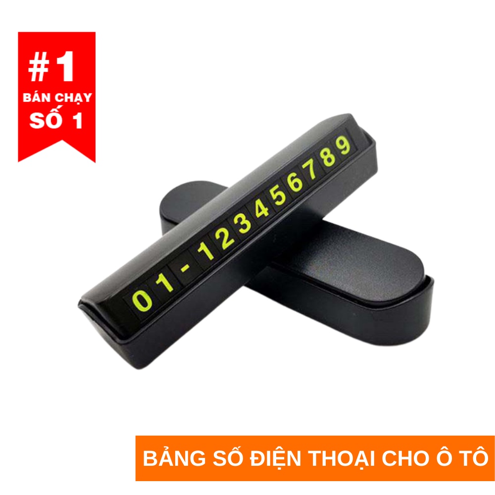 Bảng số điện thoại xe ô tô, thẻ đỗ xe ô tô xe hơi