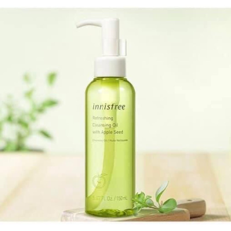Innisfree [Bill store Hàn] Dầu Tẩy Trang Chiết Xuất hạt Táo Xanh - Apple Seed Cleansing Oil