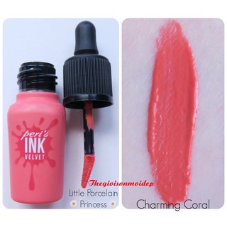 Son ink màu 13 – Charming Coral (Màu hồng san hô):