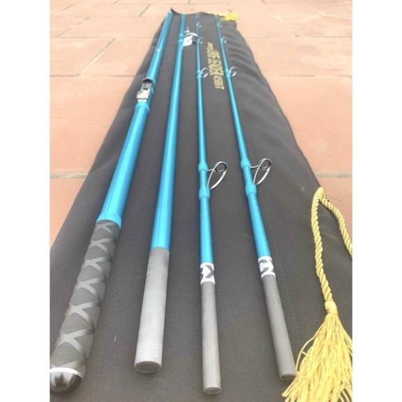 Cần lục 3 khúc surf leader bxt dài 4m25 hàng loại 1 tải cá 20kg + tặng 1 ngọn