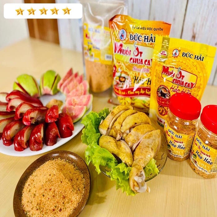 Muối Hảo Hảo, Muối Chấm Hoa quả - Hương Vị Tuổi Thơ - Chính Hãng Đức Hải 500gr
