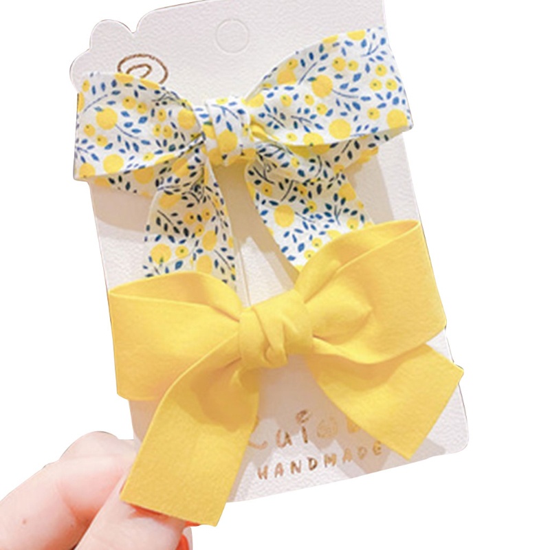 Set 2 Kẹp Tóc Hình Hoa Phong Cách Retro Cho Bé Gái