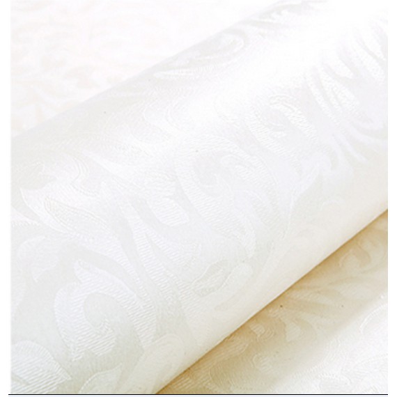 Decal giấy dán tường hoa nền kem (khổ rộng 60cm) GIÁ BÁN 1M