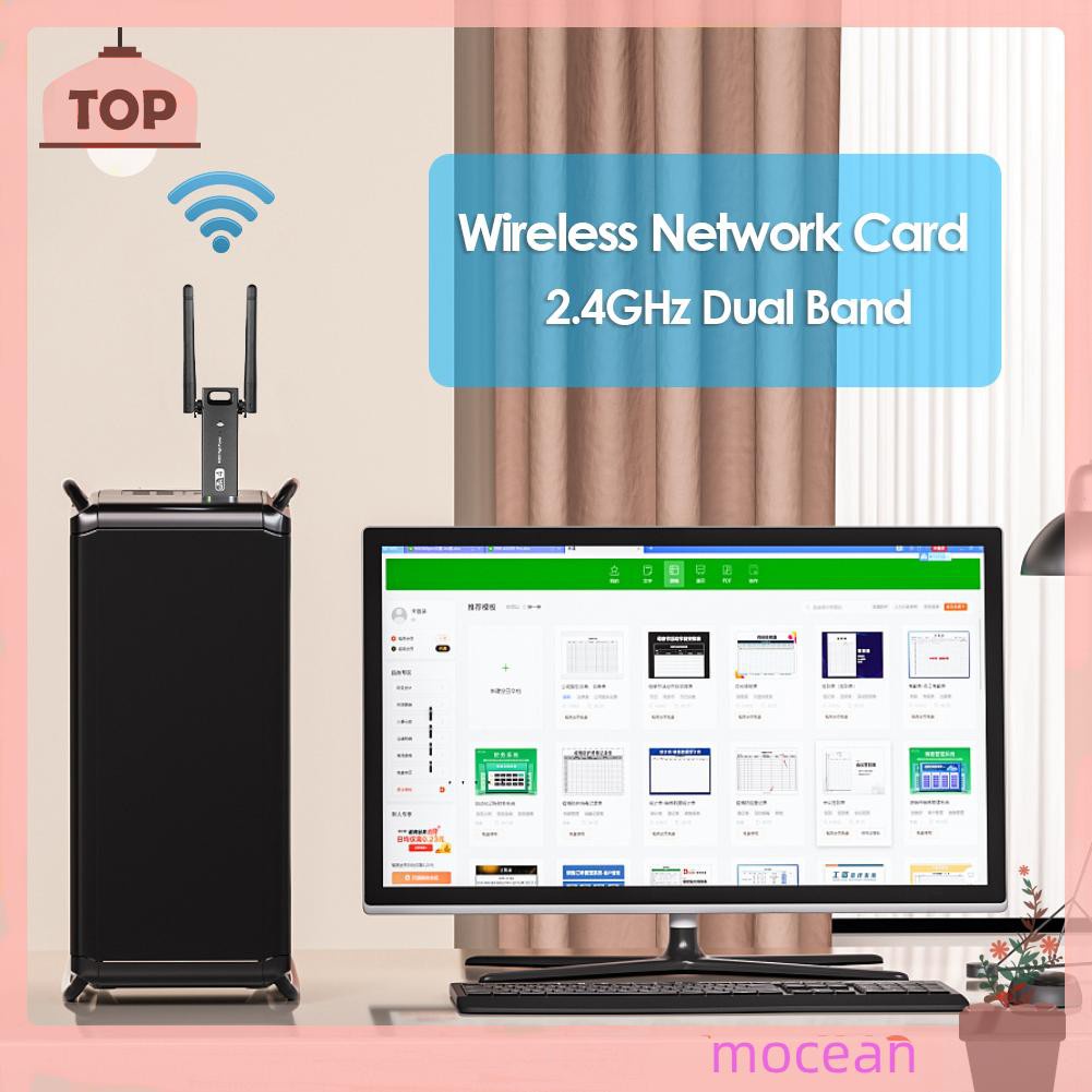 Usb 3.0 Wifi Không Dây 300mbps Mocean Cho Laptop / Pc | BigBuy360 - bigbuy360.vn