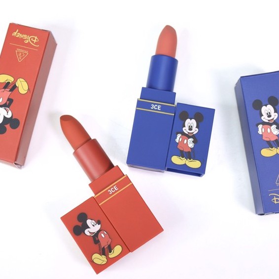 [Auth kèm bill]Son thỏi 3ce bản Mickey xinh xắn 3CE Lip Color Mickey Edition