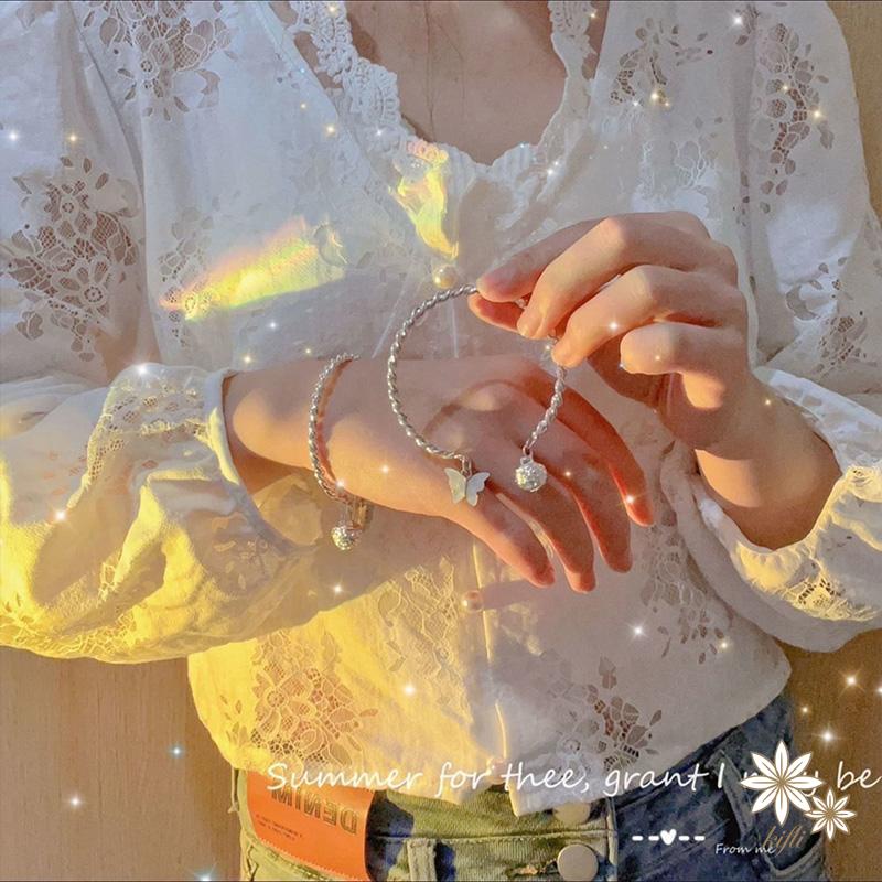 🌸Vòng Đeo Tay Gắn Chuông Cổ Điển Có Thể Điều Chỉnh Thời Trang Cho Nữ