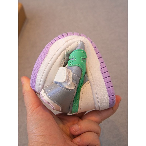 Giày Jordan Trẻ Em,Giày Sneaker Cho Bé,Giày Thể Thao Cổ Cao Ôm Chân Phong Cách Sành Điệu Cho Bé Gái Từ 2-12 Tuổi