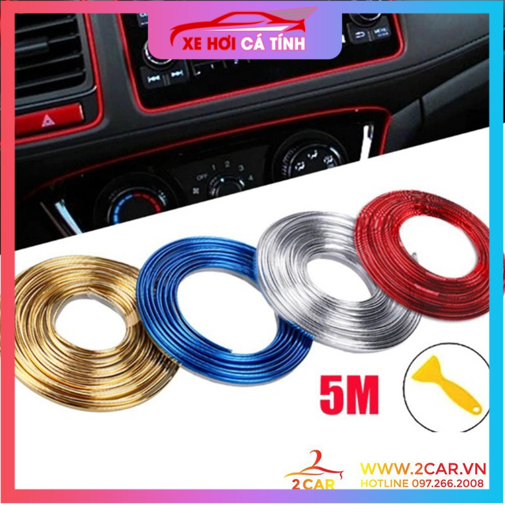 Chỉ viền trang trí nội thất ô tô inbox chọn màu