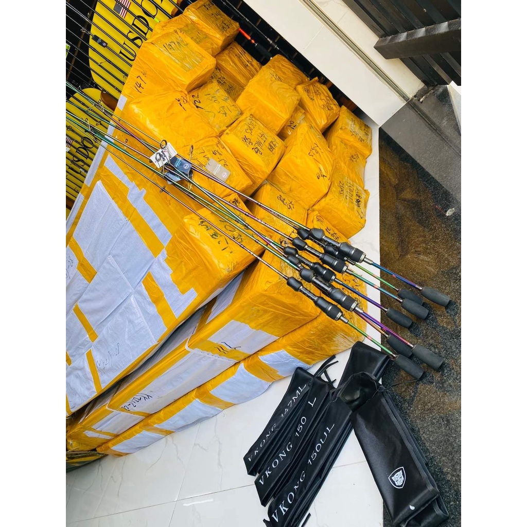 Cần câu UL-L mồi giả chất lượng Orang kong tải cao HKN Fishing