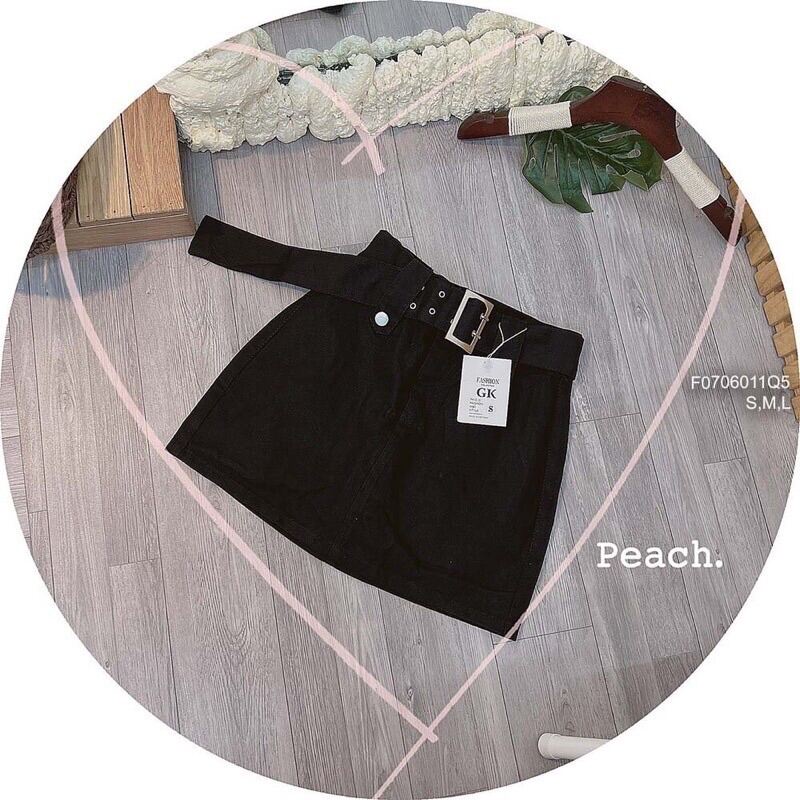 Kèm ảnh tự chụp.  QUẦN GIẢ VÁY KAKI KÈM ĐAI SIÊU HÓT 2022 chất kaki jean 40-55kg size sml