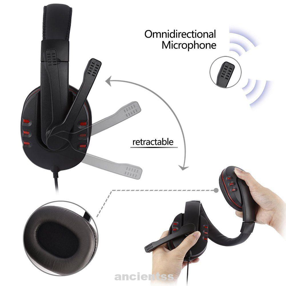Tai Nghe Chụp Tai Có Dây 3.5mm Kèm Mic Cho Ps4 New Xbox One Pc Tablet Smartphone | BigBuy360 - bigbuy360.vn