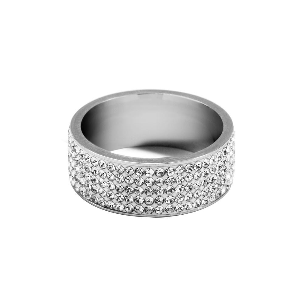 Nhẫn đính đá phong cách hiphop Âu Mỹ thời trang cho nam và nữ