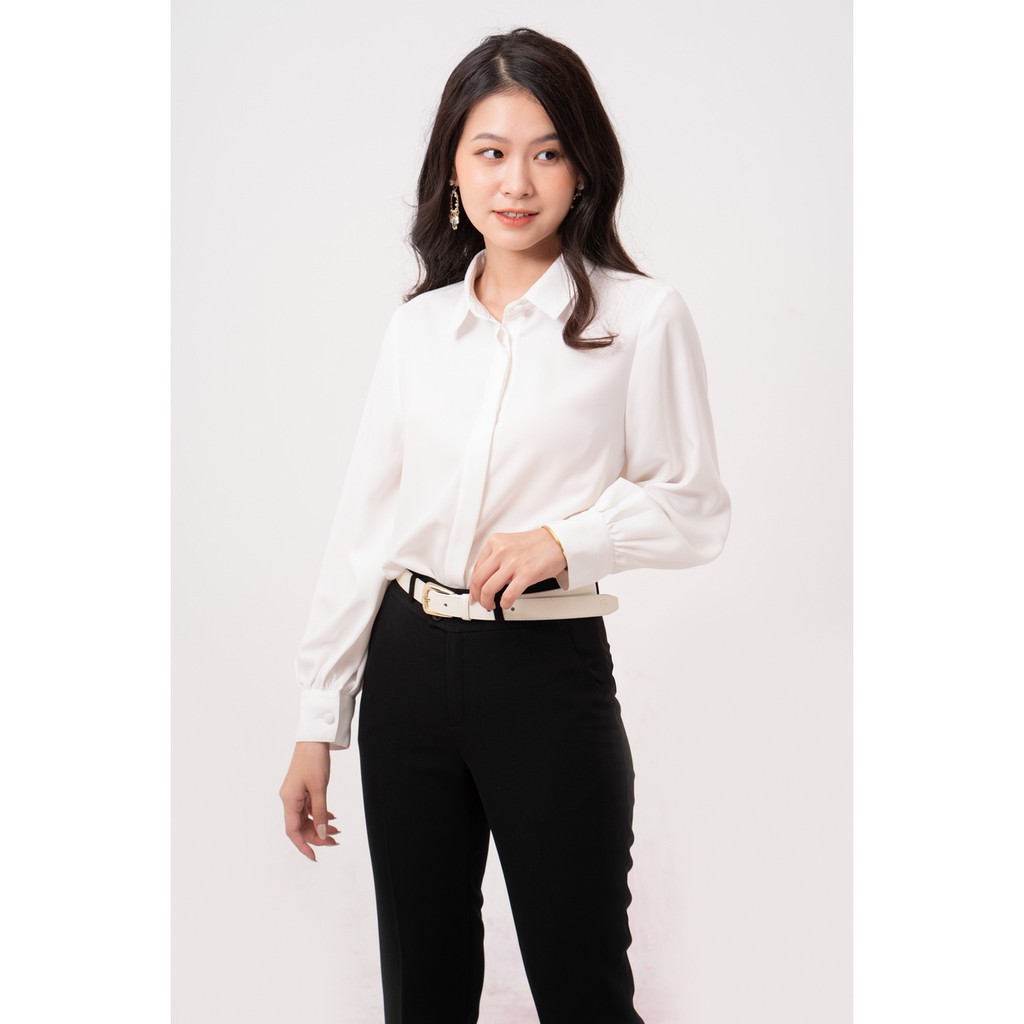 Thắt Lưng Nữ Da Bò Cao Cấp Màu Trắng, Màu Xanh Dương Nhạt WT Leather 1332.9, 133247