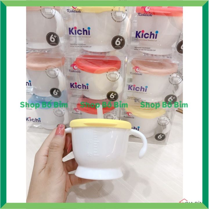 Cốc Tập Uống Tập Hút 3 Giai Đoạn Kichilachi Cho Bé