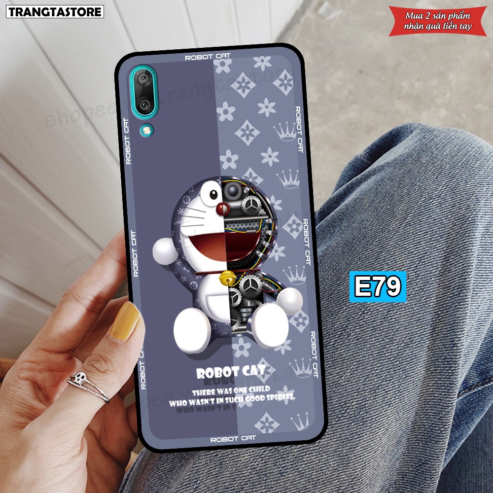 Ốp Huawei Y7 Pro 2019 in hình gấu Bearbrick,Metal Style,Doremon siêu dễ thương chất lượng