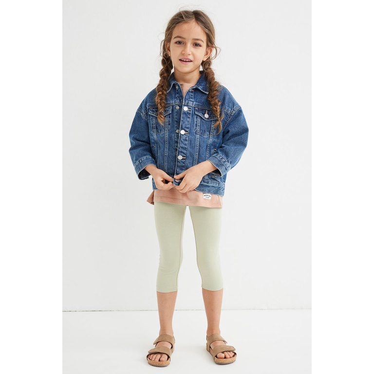 Set 3 quần legging HM auth cao cấp cho bé gái