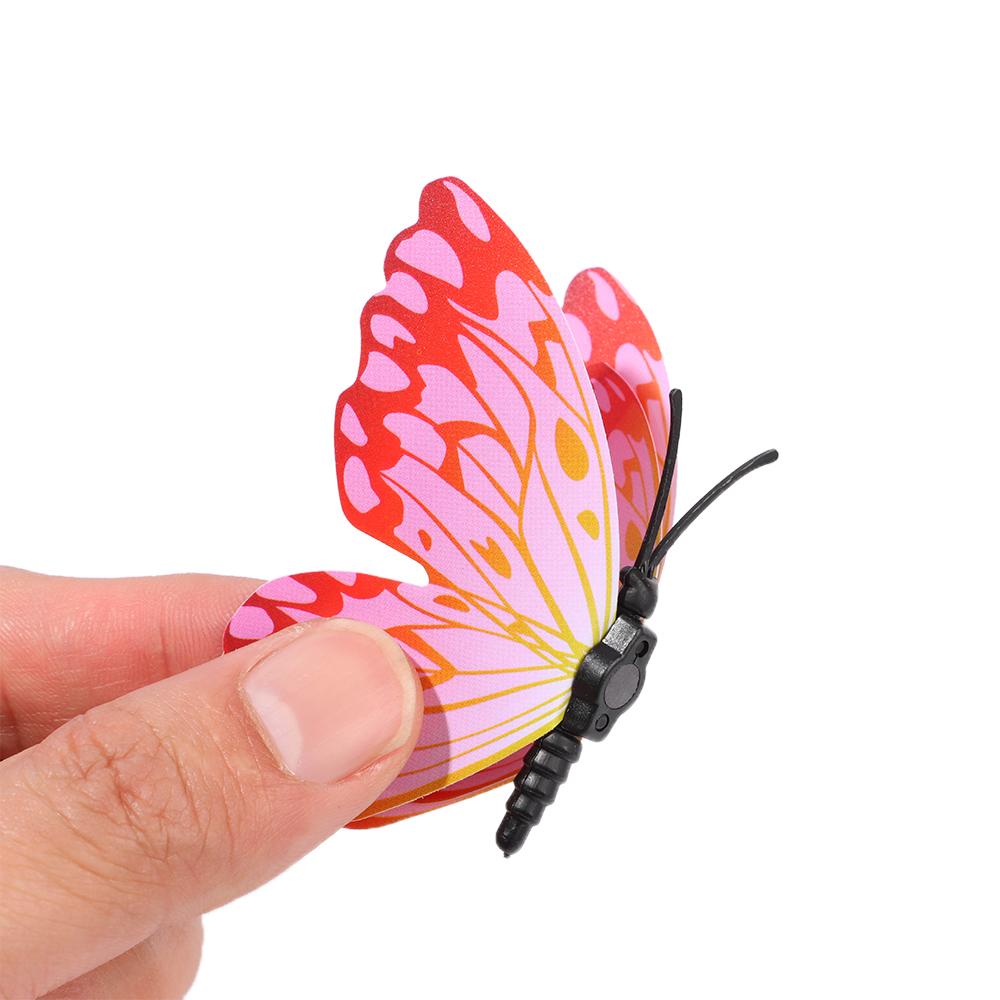 Miếng Dán Tường Hình Bướm 3D Có Thể Tháo Rời