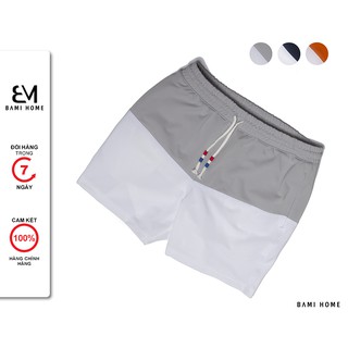 Quần short nam có túi cao cấp BAMIHOME đùi bơi mau khô thoáng khí có dây rút QB-03
