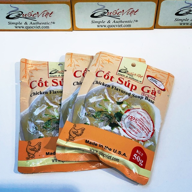 CỐT SÚP GÀ QUỐC VIỆT 50G