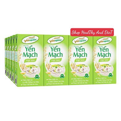[ĐƠN HOẢ TỐC] 10 Lốc Sữa Yến Mạch Hạt Sen Việt Ngũ Cốc Lốc 4 Hộp - 180ml/Hộp