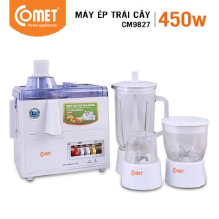 Máy xay ép đa năng 1.0L 350W Comet CM9827