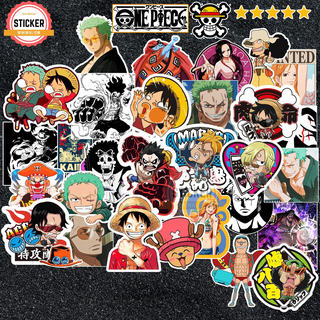 Sticker One Piece Luffy chống nước sticker dán laptop, điện thoại, đàn guitar, mũ bảo hiểm