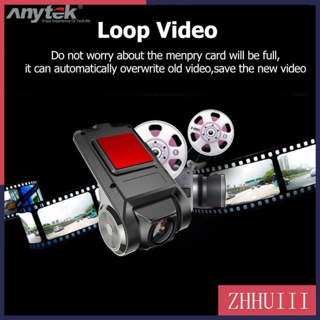 Camera Hành Trình Cho Xe Hơi Anytek X28 DVR Có Kết Nối WiFi Cảm Ứng G FHD 1080P